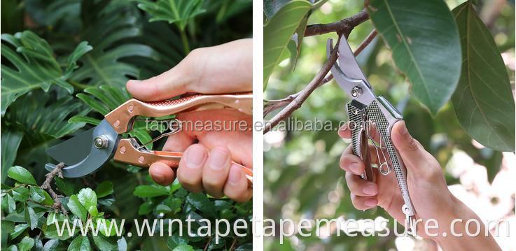 garden hand mini pruning shear cheap garden pruner plant shear scissors with tough metal handle